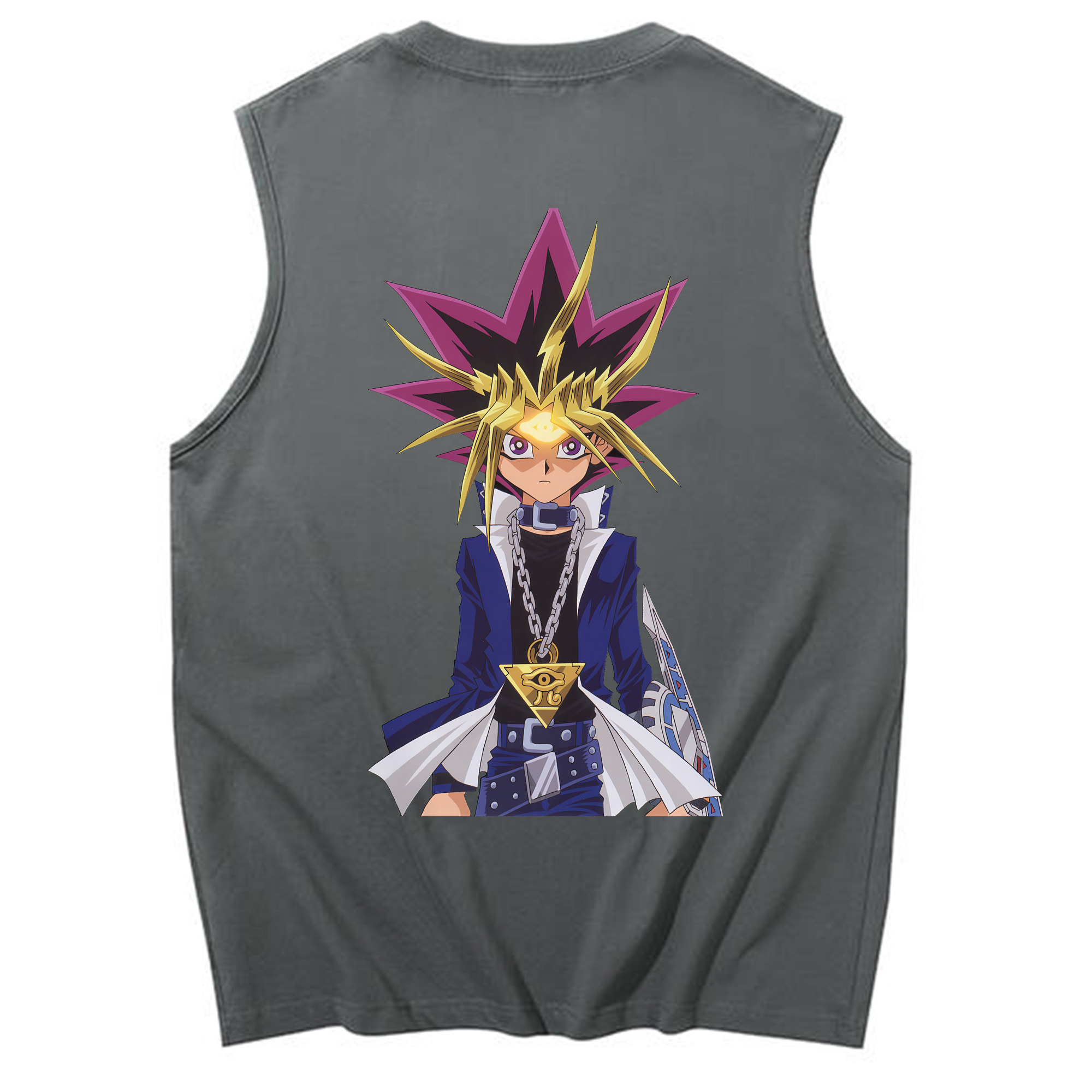 （画像用） 遊☆戯☆王 Yu-Gi-Oh! コットン100％タンクトップ（背面プリント）